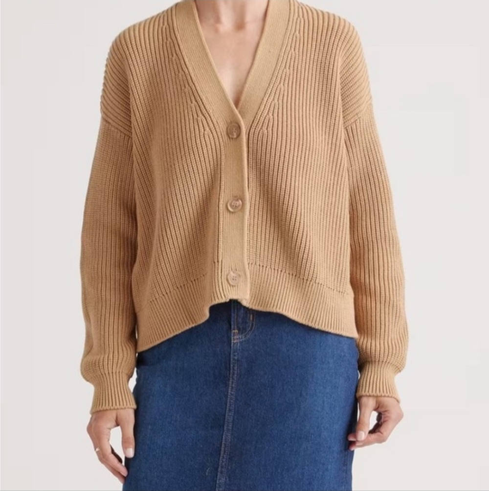 EUC Quince 100% Organic Cotton Cardigan